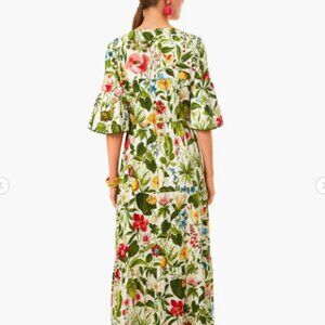 Tuckernuck Floral Maxi Dress in Green, Red, Yellow, Blue